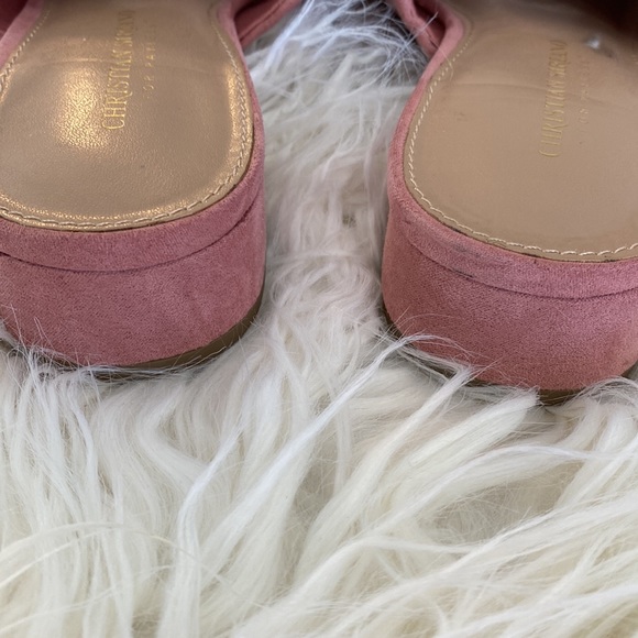 Christian Siriano Slip On Faux Pink Suede Sandal Size 9 - Picture 4 of 8